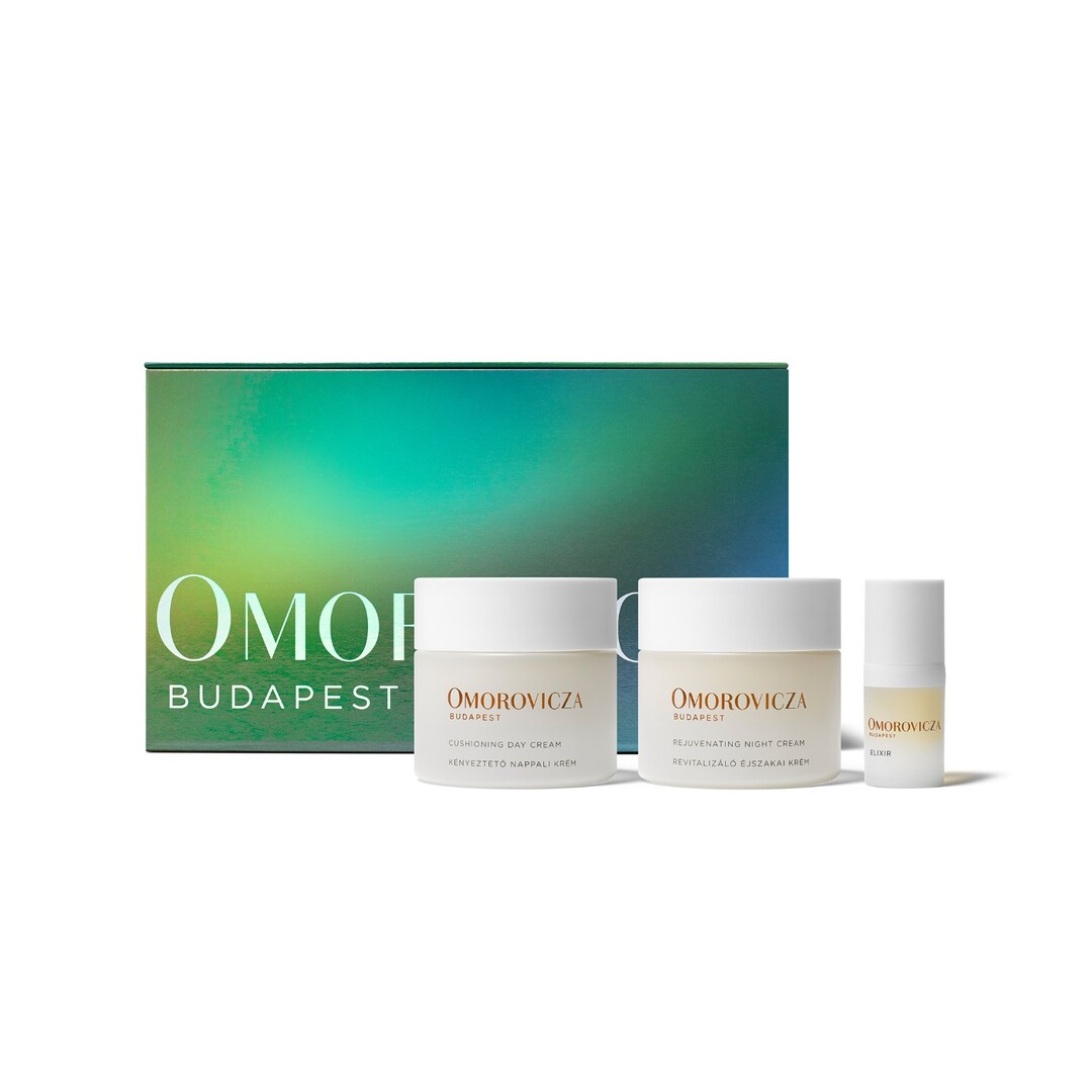 Dárkový set Omorovicza Kompletní denní rituál (The Dawn to Dusk Ritual) se třemi produkty