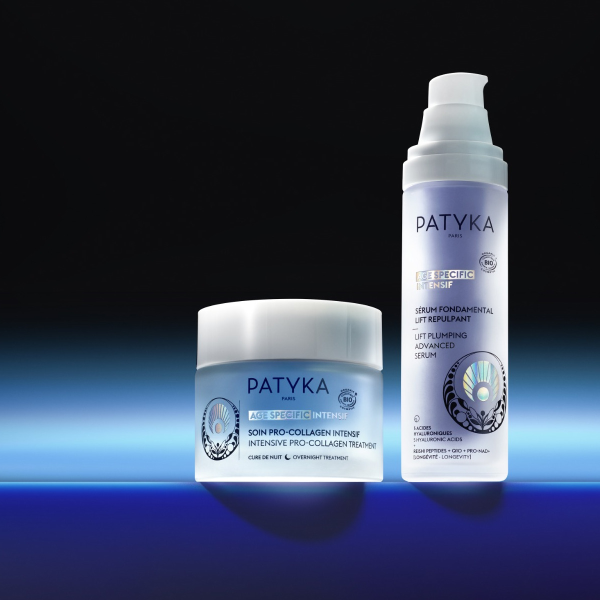 PATYKA Lift Plumping Advanced Serum vedle Intensive Pro-Collagen Treatment