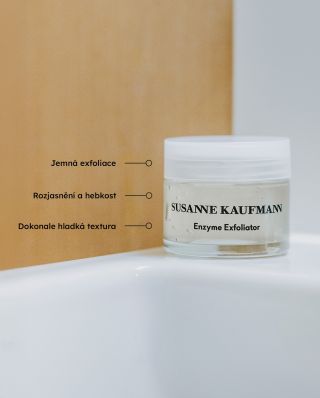 Účinná exfoliace i pro citlivou pleť. Susanne Kaufmann Enzymatický pleťový peeling je obohacený o přírodní ovocné extrakty...