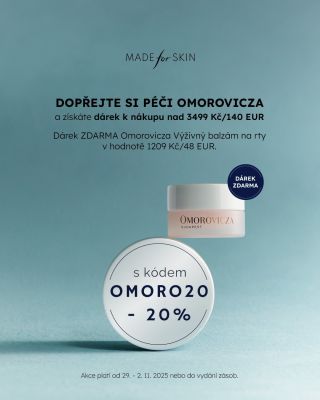 Dopřejte si péči s produkty Omorovicza a při nákupu nad 3 499 Kč získejte Výživný balzám na rty jako dárek. 🤍...