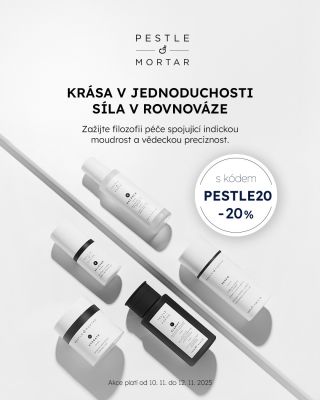 Minimalismus, který funguje.🤍 Dopřejte své pleti dotek rovnováhy s Pestle & Mortar, nyní s -20% akcí na všechny produkty....